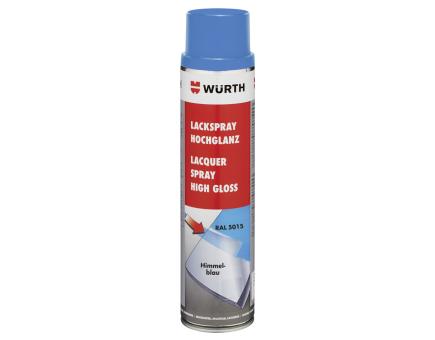 Würth Lackspray Nitroalkydal-Qualität Hochglanz 