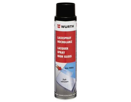 Würth Lackspray Nitroalkydal-Qualität Hochglanz 