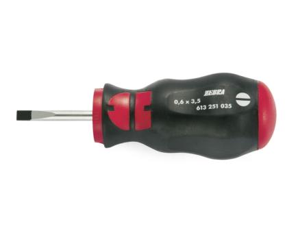 Würth Schraubendreher Schlitz Rundklinge kurz 1,2X8X25 