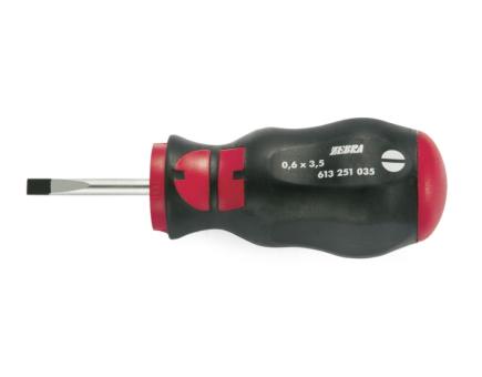 Würth Schraubendreher Schlitz Rundklinge kurz 1,2X8X25