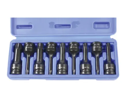 Würth Kraft-Schraubendreher-Eins. Sort 9-tlg TX 1/2 Zoll T
