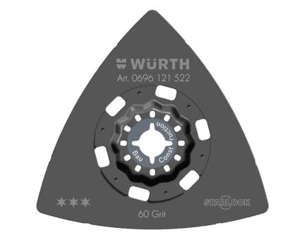 Würth Starlock carbide rasp, triangular KORN60 
