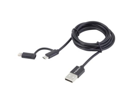 Würth Daten- und Ladekabel, Lightning Nylon USB 1,2M 
