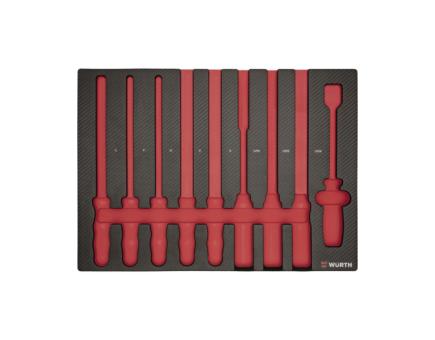 Würth System-Einlage Feilen und Schaber-Satz 8.4.1 F.0965905802