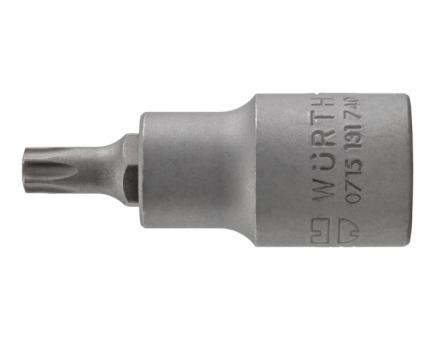 Würth 1/2 Zoll Steckschlüssel TX mit Lochbohrung TX55