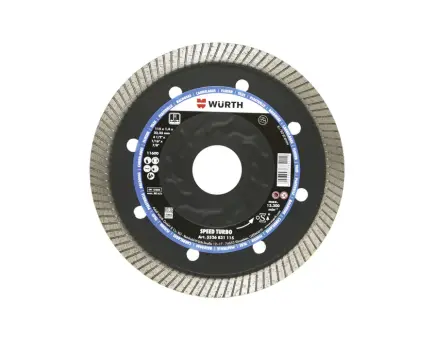 Würth Diamanttrennscheibe Fliesen hart Speed Turbo D115 