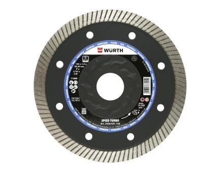 Würth Diamond cutting disc tile hard Speed Turbo D125 