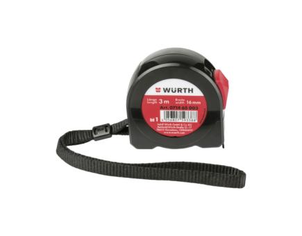 Würth Pocket tape measure 1C PT18 B16 mm L3M 