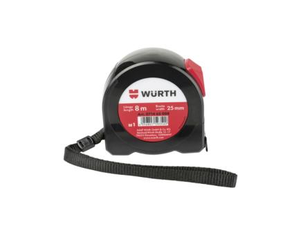 Würth Taschenbandmaß 1K PT18 B25 mm L8M 