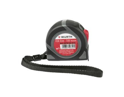 Würth Taschenbandmaß 2K PT18 B16 mm L3M 