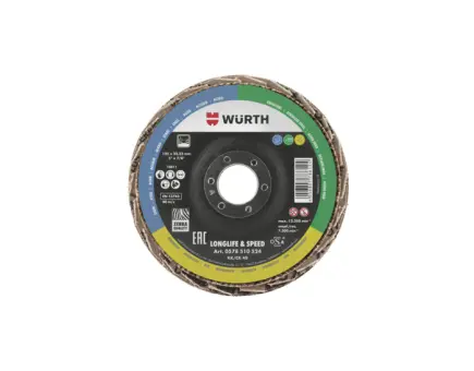 Würth Lamellenfächerschleifscheibe CERALINE K40 10er Pack 