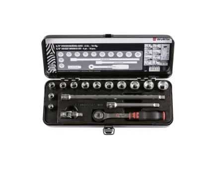 Würth 3/8 Zoll Steckschlüssel-Sortiment 16-teilig AUS6KT