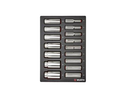 Würth Steckschlüssel-Satz 1/2ZO 4.4.1 16-teilig 1/2ZO
