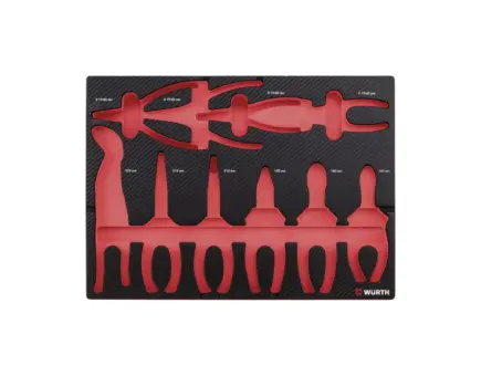 Würth System-Einlage Zangen-Satz 8.4.1 10-teilig F.0965905925 