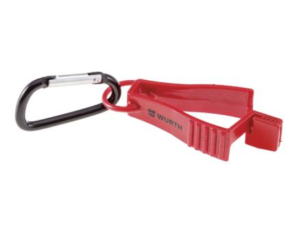 Würth Handschuhhalter mit Karabiner KARABINER 3er Pack 