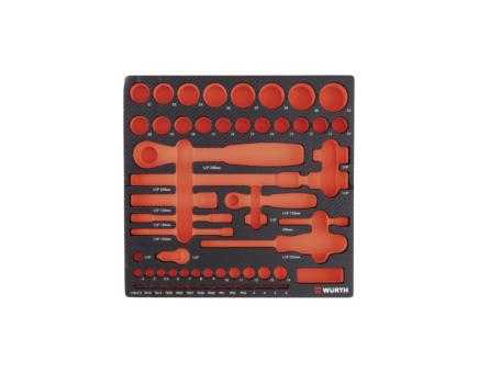 Würth System-Einlage Steckschl. 1/4"+1/2"-6.4.1. F.0965905946 