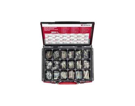 Würth Quetschverbinder High-End Sort. wärmeschr. Sysko 180-teilig