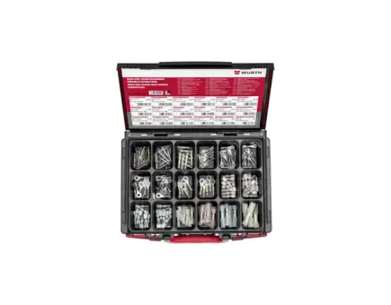 Würth Quetschverbinder High-End Sort. wärmeschr. Sysko 180-teilig 