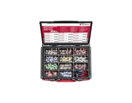 Würth Flachstecksicherung MICRO 2/MICRO 3 Sysko 185-tlg.  