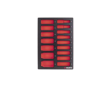 Würth System-Einlage Steckschlüssel-Satz 1/2 4.4.1 16tlg F.0965905210 
