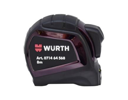 Würth Pocket tape measure pl. housing accuracy class ll TASH B25 mm L8M 