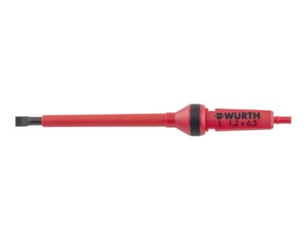 Würth Replacement blade VDE slotted for screwdriver 1,2X6,5X175 