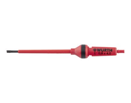 Würth Replacement blade VDE slotted for screwdriver 0,8x4,0x175 