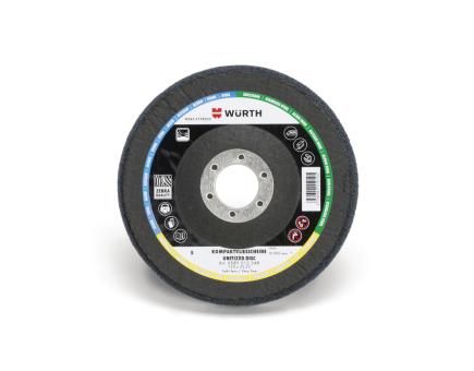 Würth Hard-pressed compact fleece disc, fabric plate D125 