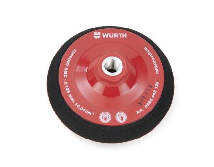 Würth Support plate for hook and loop fastener disc MITTEL 