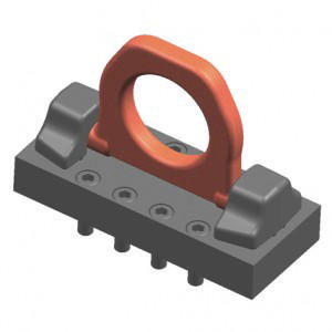 Würth Ring support Steel plain metallic M30x80 loading capacity 30t 
