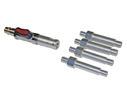 Würth Druckluftadapter Satz für Glühkerzengewinde 4-tlg ADAPTER SATZ M8/M9/M10/M10x1.25 