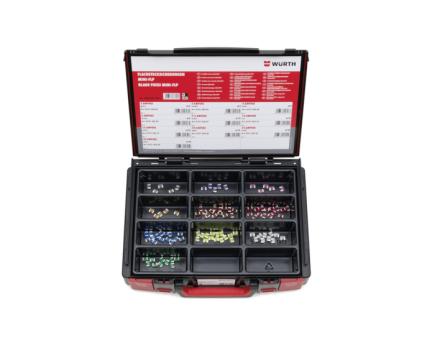 Würth Flachstecksicherung Sortiment Mini Sysko 100-teilig 