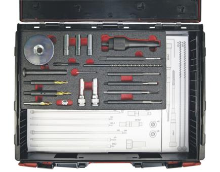 Würth Glühkerzenwerkzeug Sortiment MB 27-teilig SORT F. MERCEDES M8x1/M10x1 