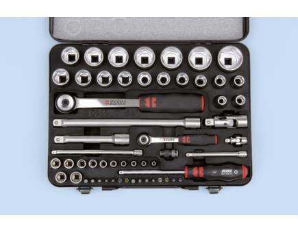 Würth Steckschlüssel 1/4 + 1/2 Zoll Sortiment 56-tlg  