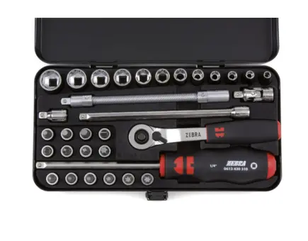 Würth 1/4 Zoll Steckschlüssel-Sortiment 32-teilig AUS6KT