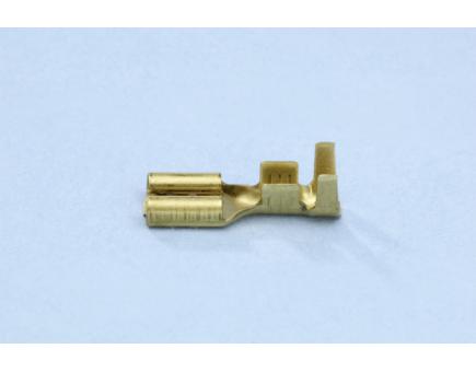 Würth Flachsteckhülse BLK 4,8X0,8 1,5 2,5Q mm 100er Pack 