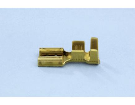 Würth Flachsteckhülse 6,3X0,8 4,0 6,0Q mm 100er Pack