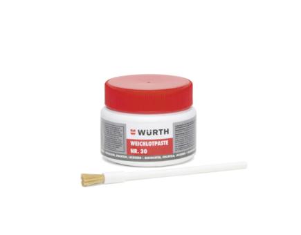 Würth Weichlotpaste Nr.30 mit Pinsel 250G 