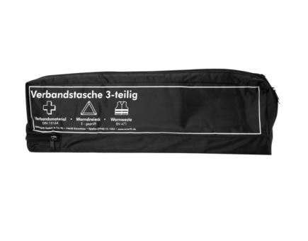 Würth KFZ-Verbandstasche 3-teilig unbedruckt schwarz nach DIN 13164-2022