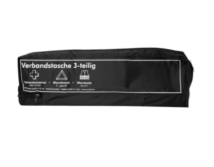 Würth KFZ-Verbandstasche 3-teilig unbedruckt schwarz nach DIN 13164-2022 