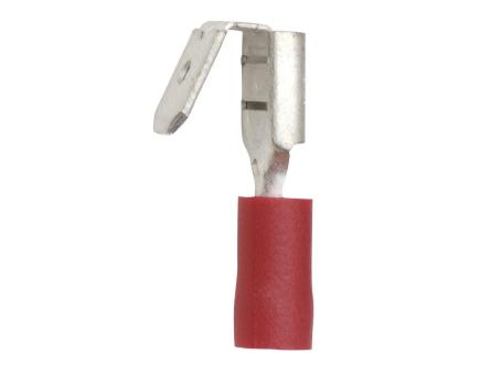 Würth Flachsteckhülse inklusive Flachsteckzunge ROT 100er Pack 