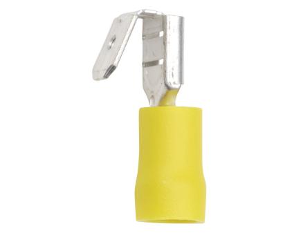 Würth Flachsteckhülse inklusive Flachsteckzunge GELB 100er Pack