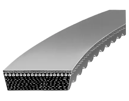 Optibelt Breitkeilriemen - flankenoffen formgezahnt 21X66105147 | 21x6x610