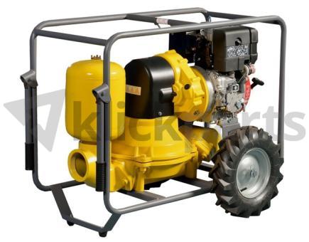 Atlas Copco Selbstansaugendende, Mobile Membranpumpe LB 100D 