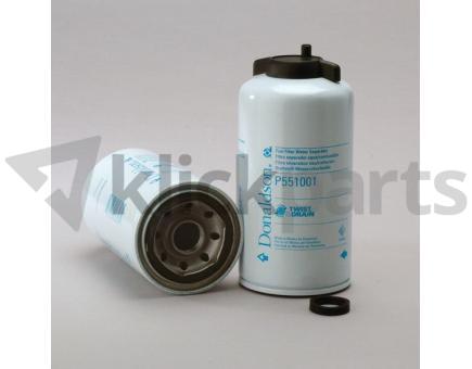 Donaldson P551001 Kraftstofffilter Wasserabscheider Anschraubmodell Twist&Drain 