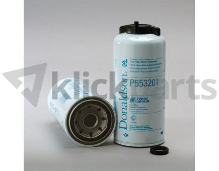Donaldson P553201 Kraftstofffilter Wasserabscheider Anschraubmodell Twist&Drain 
