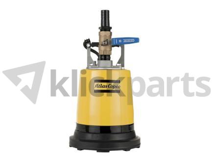 Atlas Copco Schmutzwasserpumpe WEDA D04BN Stutzen 1"  