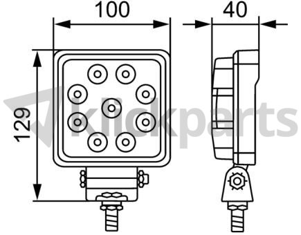 Artikelbild 2 des Artikels “Hella LED Arbeitsscheinwerfer ValueFit eckig für Rückfahrlicht / 1500 lm “